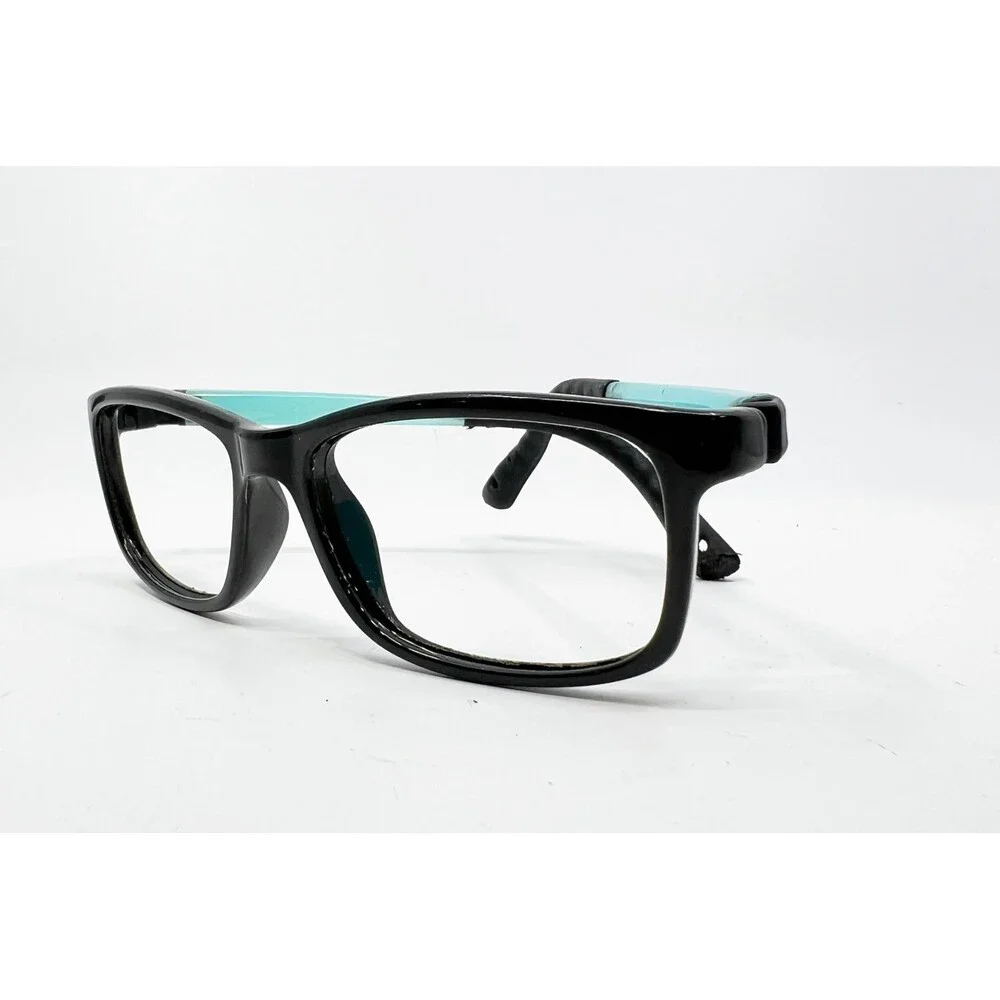 NanoVista Fangame Eyeglasses Kids Black Teal NAO611048 48-17-127 48mm